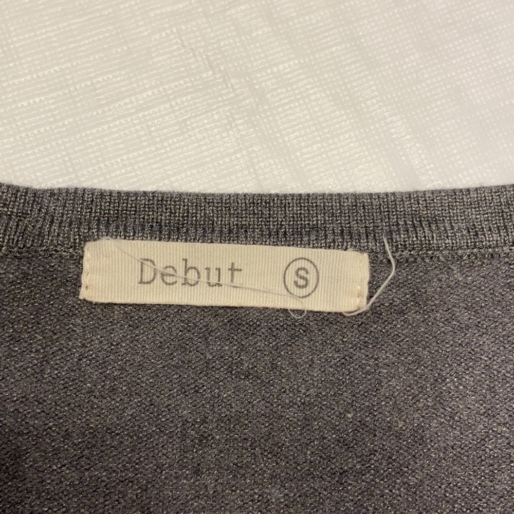 Gray Button Up Cardigan - Picture 2 of 4